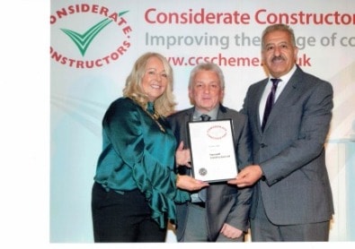 Henstaff wins Considerate Contractors 2017 Silver Award for the second year running